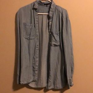 Denim Button-down shirt
